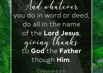 Colossians 3:17