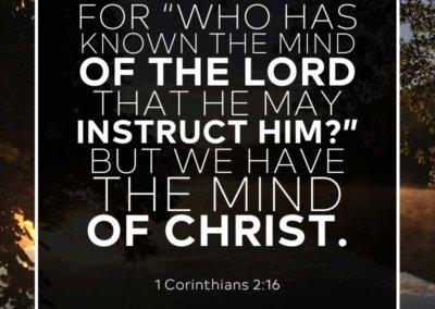 1 Corinthians 2:16