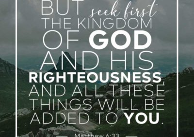 Matthew 6:33